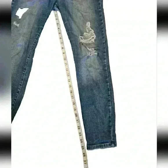 Pistola Womens Light Wash Skinny High Rise Distressed Jeans 28 - Picture 12 of 13